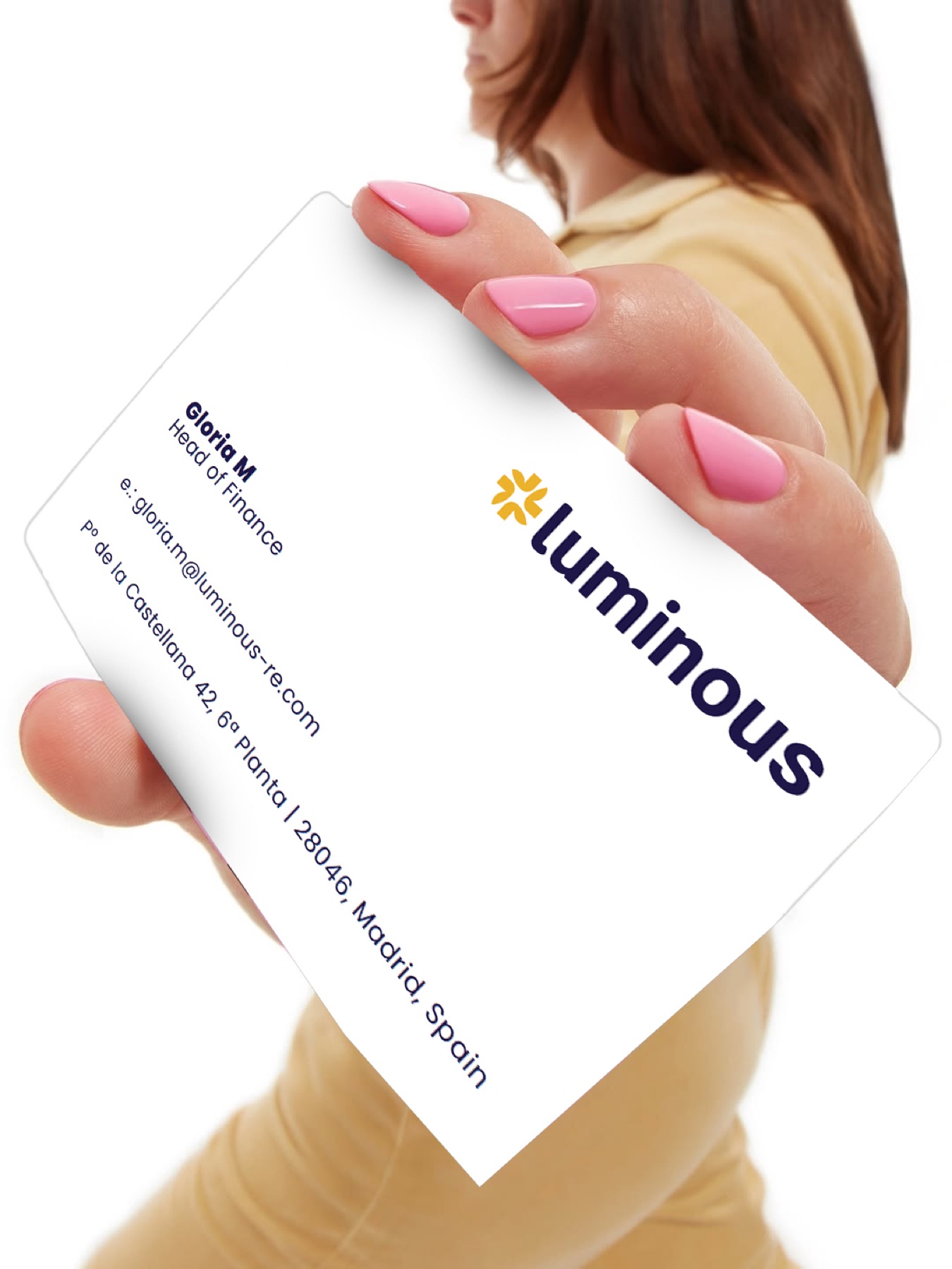B-leaf — Tarjetas de visita para Luminous